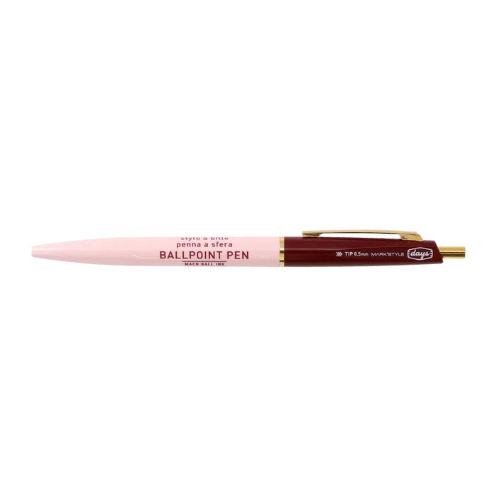 Mark's Style Days x Anterique MACH Ballpoint Pen - Pink/Brown