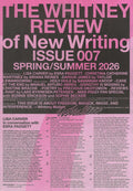 The Whitney Review of New Writing #7