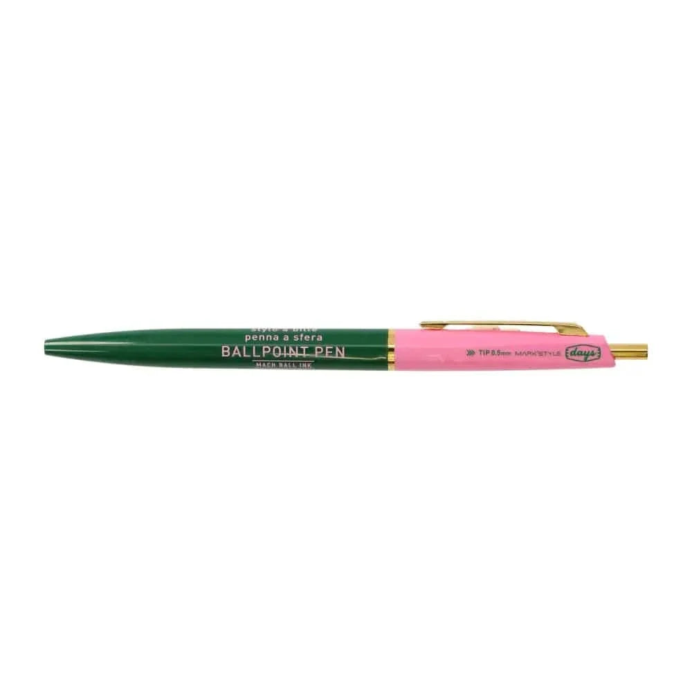 Mark's Style Days x Anterique MACH Ballpoint Pen - Pink/Green